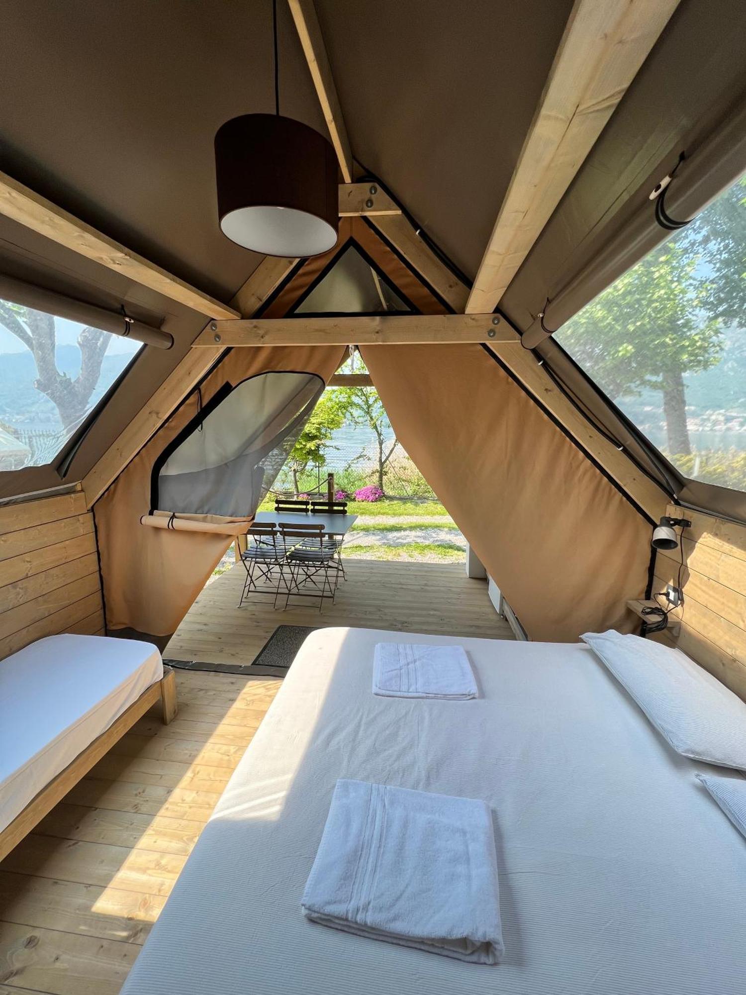 Glamping Camping Rivabella Lecco Exterior photo
